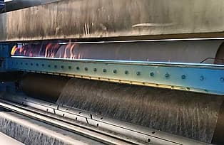 קו ייצור במפעל בן יעקב פתרונות טקסטיל